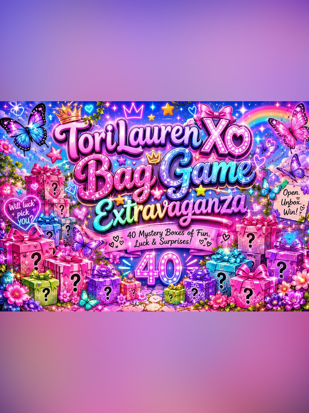 ToriLauren XO Bag Game Extravaganza (25 Spots)